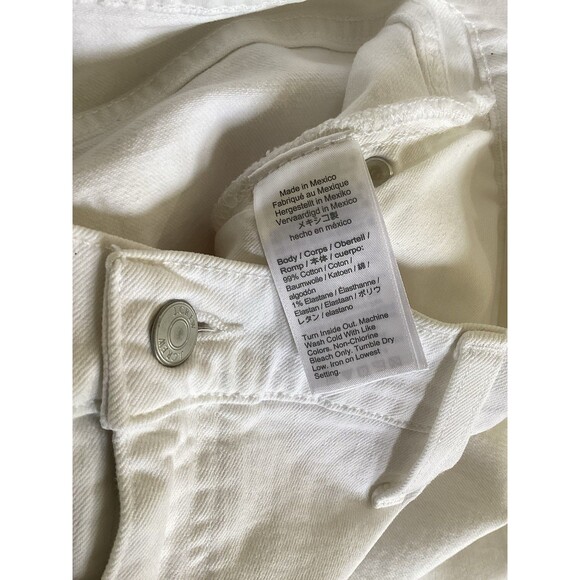 J. Crew NWT Wide Leg Trousers High Rise Cotton White 32 - Picture 6 of 6